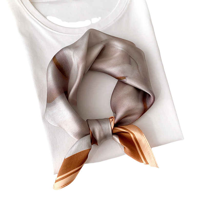 BCHICU 53cm*53cm 100% Small Square Silk Scarf Neckerchiefs&Bandana