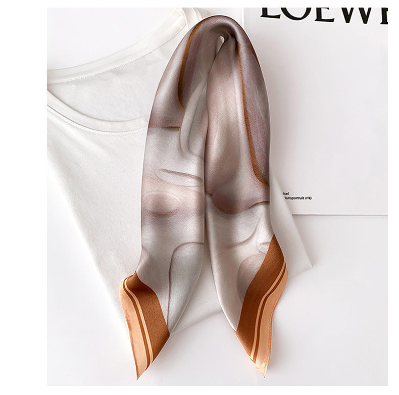 BCHICU 53cm*53cm 100% Small Square Silk Scarf Neckerchiefs&Bandana