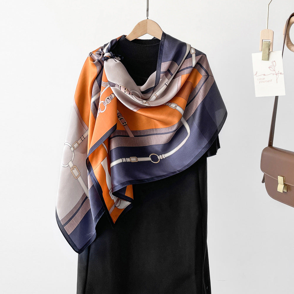 BCHICU ZS06-01# 52cm*170cm 100% Silk Shawls