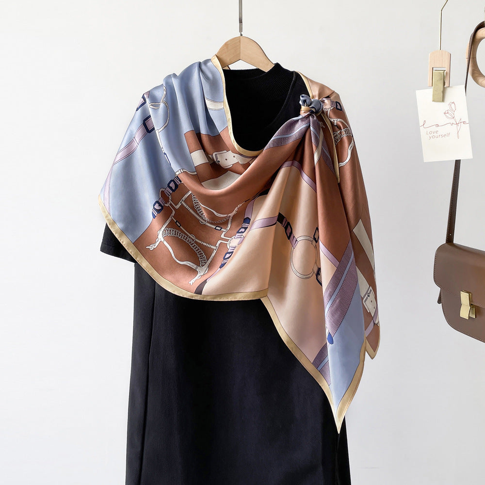 BCHICU ZS06-02# 52cm*170cm 100% Silk Shawls