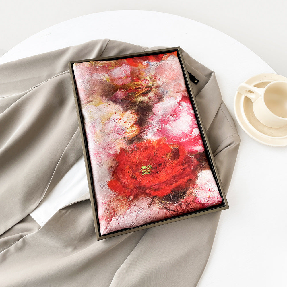 BCHICU ZS25-Red 55cm*170cm 100% Silk Shawls
