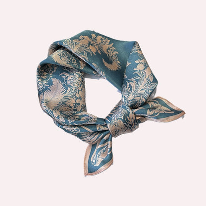 BCHICU Printed Fashion Scarf 46# 53cm*53cm Print 100% Silk Small Square Silk Scarf Neckerchiefs&Bandana&Handkerchief