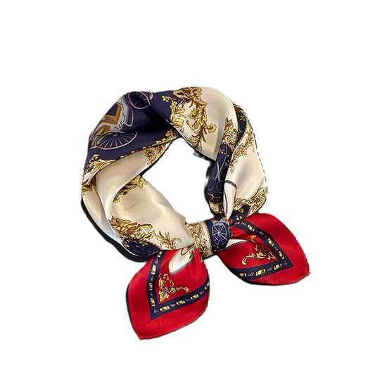 BCHICU Printed Fashion Scarf 07# 53cm*53cm Print 100% Silk Small Square Silk Scarf Neckerchiefs&Bandana&Handkerchief