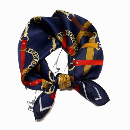 BCHICU Printed Fashion Scarf 46# 53cm*53cm Print 100% Silk Small Square Silk Scarf Neckerchiefs&Bandana&Handkerchief
