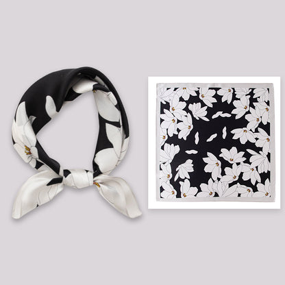 BCHICU 100% Premium Valentine's Day Silk Scarf Small Square Silk 53cm*53cm Neckerchiefs&Bandana