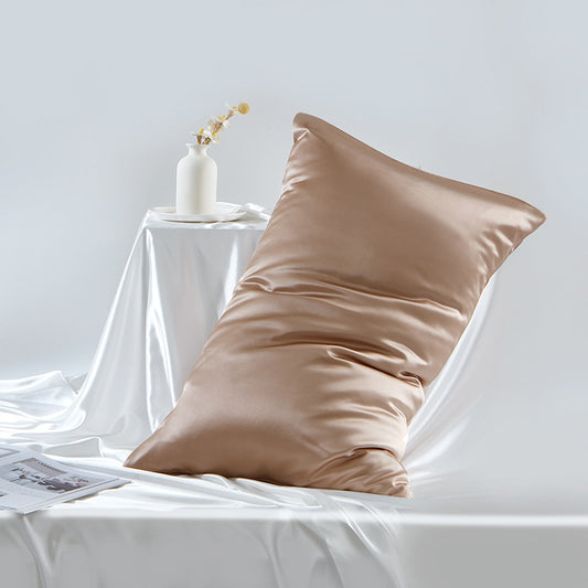 BCHICU Light Brown Color 100% Silk Both Sides Pillowcase 19mm