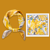 BCHICU 100% Premium Valentine's Day Silk Scarf Small Square Silk 53cm*53cm Neckerchiefs&Bandana