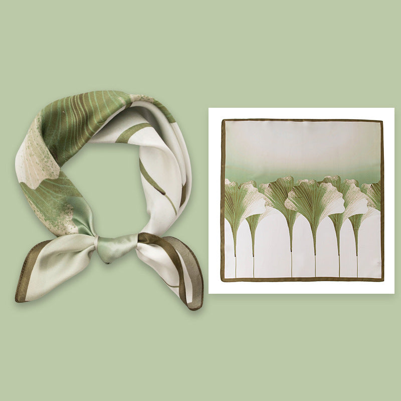BCHICU 100% Premium Valentine's Day Silk Scarf Small Square Silk 53cm*53cm Neckerchiefs&Bandana