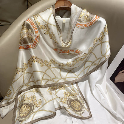 BCHICU 173cm*55cm 100% Silk Shawls