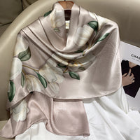 BCHICU Grayish Pink 55cm*173cm 100% Silk Shawls