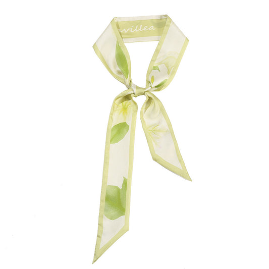 BCHICU Twilly Fresh Green 125cm*6cm 100% Silk (Mulberry Silk)Hypotenuse Hair Bands&Bags Ribbons&Neckband