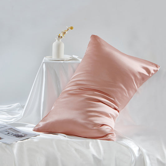 BCHICU Sakura Pink Color 100% Silk Both Sides Pillowcase 19mm