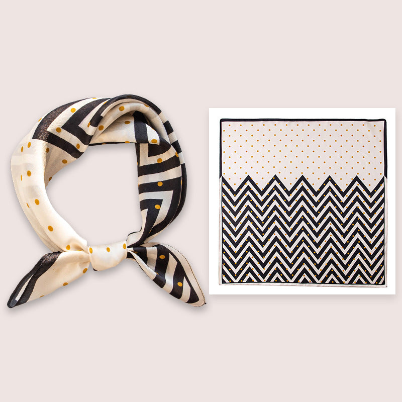 BCHICU 100% Premium Valentine's Day Silk Scarf Small Square Silk 53cm*53cm Neckerchiefs&Bandana