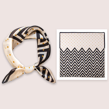 BCHICU 100% Premium Valentine's Day Silk Scarf Small Square Silk 53cm*53cm Neckerchiefs&Bandana