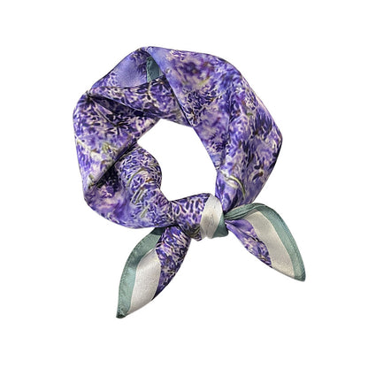 BCHICU Printed Fashion Scarf 46# 53cm*53cm Print 100% Silk Small Square Silk Scarf Neckerchiefs&Bandana&Handkerchief